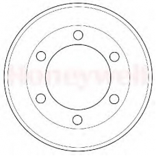 329193B BENDIX Тормозной барабан