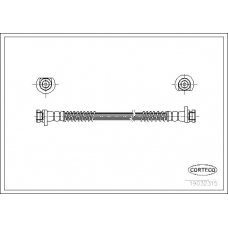 19032315 CORTECO Тормозной шланг