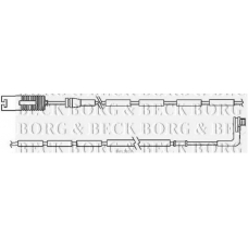 BWL3037 BORG & BECK Сигнализатор, износ тормозных колодок