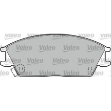 551689 VALEO Комплект тормозных колодок, дисковый тормоз