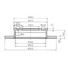 BDC3120 QUINTON HAZELL Тормозной диск