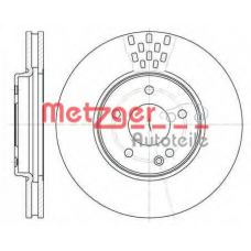 6556.10 METZGER Тормозной диск