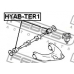 HYAB-TER1 FEBEST Подвеска, рычаг независимой подвески колеса