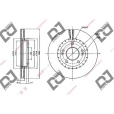 BD2064 DJ PARTS Тормозной диск