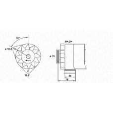 943356610010 MAGNETI MARELLI Генератор