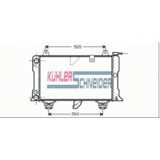 1592511 KUHLER SCHNEIDER Радиатор, охлаждение двигател