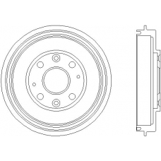 62920 PAGID Тормозной барабан
