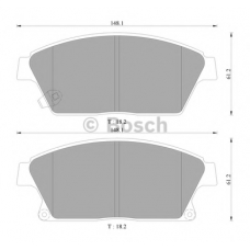 0 986 AB3 131 BOSCH Комплект тормозных колодок, дисковый тормоз