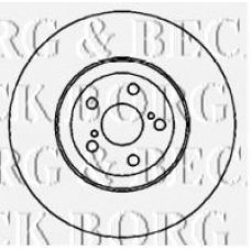 BBD5712S BORG & BECK Тормозной диск