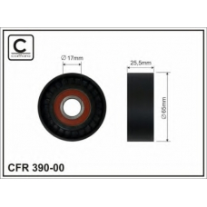 390-00 CAFFARO Натяжной ролик, поликлиновой  ремень