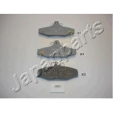 PP-997AF JAPANPARTS Комплект тормозных колодок, дисковый тормоз