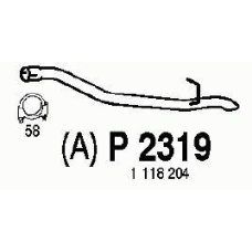 P2319 FENNO Труба выхлопного газа