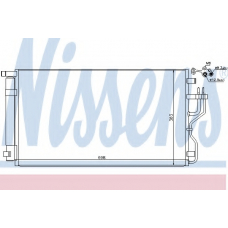 940208 NISSENS Конденсатор, кондиционер
