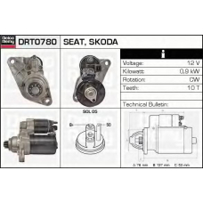 DRT0780 DELCO REMY Стартер