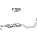 P7810 FENNO Средний глушитель выхлопных газов