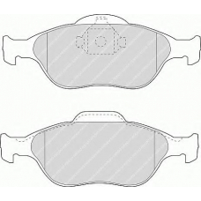 FQT1394 FERODO Комплект тормозных колодок, дисковый тормоз