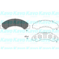 KBP-3512 KAVO PARTS Комплект тормозных колодок, дисковый тормоз