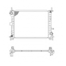 509614 NRF Радиатор, охлаждение двигателя
