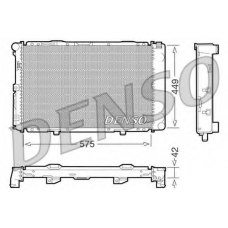 DRM17065 DENSO Радиатор, охлаждение двигателя