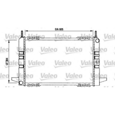 730146 VALEO Радиатор, охлаждение двигателя