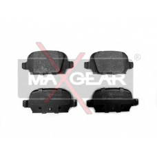 19-0451 MAXGEAR Комплект тормозных колодок, дисковый тормоз