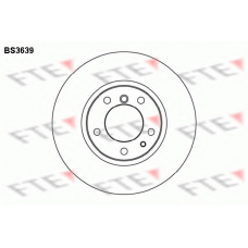 BS3639 FTE Тормозной диск