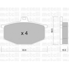 22-0012-0 METELLI Комплект тормозных колодок, дисковый тормоз