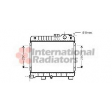 06002027 VAN WEZEL Радиатор, охлаждение двигателя