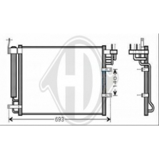 8655205 DIEDERICHS Конденсатор, кондиционер