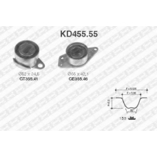 KD455.55 SNR Комплект ремня грм