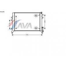 VW2295 GERI Радиатор, охлаждение двигател