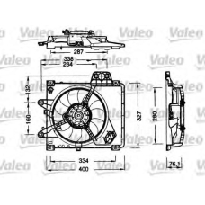 698180 VALEO Электродвигатель, вентилятор радиатора
