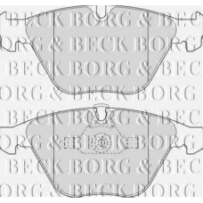 BBP2110 BORG & BECK Комплект тормозных колодок, дисковый тормоз