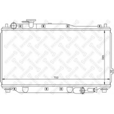 10-25135-SX STELLOX Радиатор, охлаждение двигателя