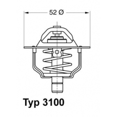 3100.92D WAHLER Термостат, охлаждающая жидкость