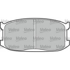 551006 VALEO Комплект тормозных колодок, дисковый тормоз