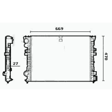 RM0457 EQUAL QUALITY Радиатор, охлаждение двигателя