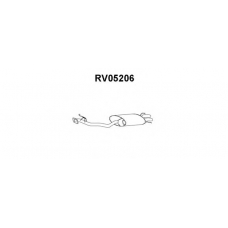 RV05206 VENEPORTE Глушитель выхлопных газов конечный