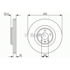 0 986 479 747 BOSCH Тормозной диск