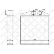 10-35121-SX STELLOX Теплообменник, отопление салона