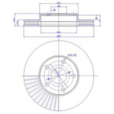 142.683 CAR Тормозной диск