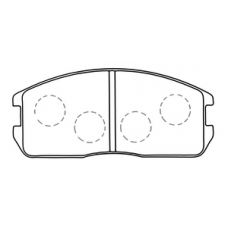 PN-3089 JNBK Колодки тормозные