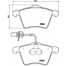 P 85 052 BREMBO Комплект тормозных колодок, дисковый тормоз