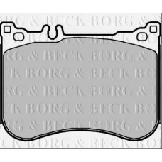 BBP2375 BORG & BECK Комплект тормозных колодок, дисковый тормоз