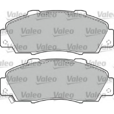 551772 VALEO Комплект тормозных колодок, дисковый тормоз