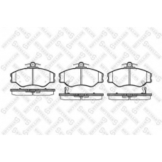505 002-SX STELLOX Комплект тормозных колодок, дисковый тормоз
