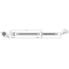 VBJ269 MOTAQUIP Тормозной шланг