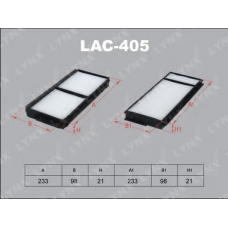 LAC-405 LYNX Cалонный фильтр
