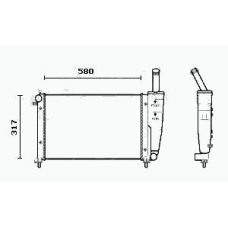 RM0078 EQUAL QUALITY Радиатор, охлаждение двигателя