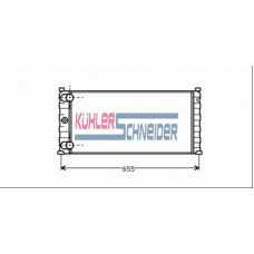 1706001 KUHLER SCHNEIDER Радиатор, охлаждение двигател